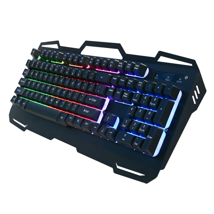 iMICE AK-400 USB Interface 104 Keys Wired Colorful Backlight Gaming Keyboard for Computer PC Laptop(Black) - Wired Keyboard by iMICE | Online Shopping South Africa | PMC Jewellery | Buy Now Pay Later Mobicred