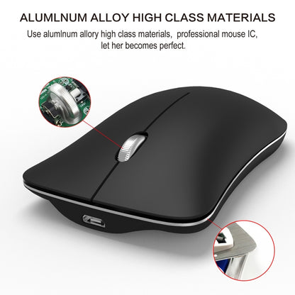 HXSJ T23 Bluetooth + 2.4GHz Wireless Dual Modes 4-Keys 1600 DPI Adjustable Ergonomics Optical Mouse - Wireless Mice by HXSJ | Online Shopping South Africa | PMC Jewellery | Buy Now Pay Later Mobicred