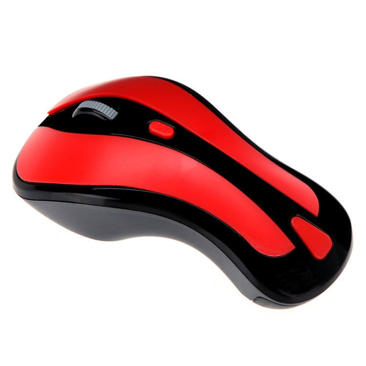 PR-01 6D Gyroscope Fly Air Mouse 2.4G USB Receiver 1600 DPI Wireless Optical Mouse for Computer PC Android Smart TV Box (Red + Black) - Wireless Mice by PMC Jewellery | Online Shopping South Africa | PMC Jewellery | Buy Now Pay Later Mobicred