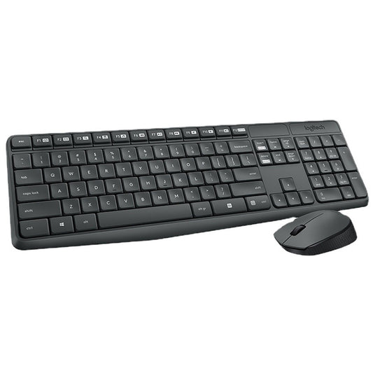 Logitech MK235 Wireless Keyboard Mouse Set - Wireless Keyboard by Logitech | Online Shopping South Africa | PMC Jewellery | Buy Now Pay Later Mobicred