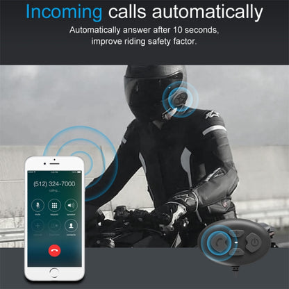 Dier DK12 800m Helmet Wireless Bluetooth Headset 5.0 Waterproof Double Motorcycle Call Headset With Intercom Function - Motorcycle Walkie Talkie by PMC Jewellery | Online Shopping South Africa | PMC Jewellery | Buy Now Pay Later Mobicred