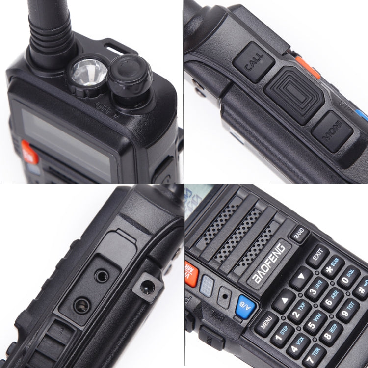 Baofeng BF-UV5R Plus S9 FM Interphone Handheld Walkie Talkie, US Plug (Black) - Handheld Walkie Talkie by BAOFENG | Online Shopping South Africa | PMC Jewellery | Buy Now Pay Later Mobicred