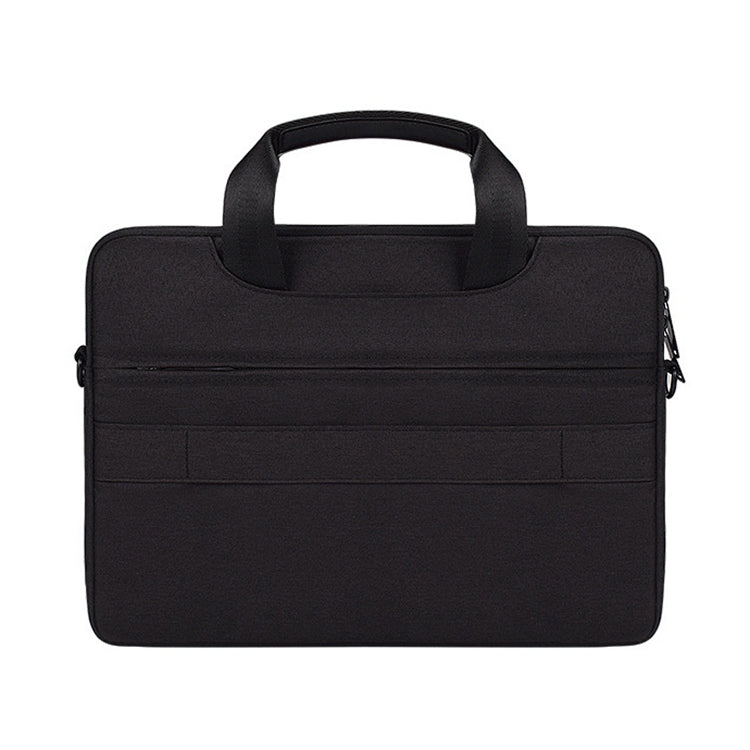 DJ08 Oxford Cloth Waterproof Wear-resistant Laptop Bag for 15.4 inch Laptops, with Concealed Handle & Luggage Tie Rod & Adjustable Shoulder Strap(Black) - 15 inch by PMC Jewellery | Online Shopping South Africa | PMC Jewellery | Buy Now Pay Later Mobicred