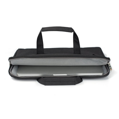 Portable One Shoulder Handheld Zipper Laptop Bag, For 13.3 inch and Below Macbook, Samsung, Lenovo, Sony, DELL Alienware, CHUWI, ASUS, HP (Black) - 13.3 inch by PMC Jewellery | Online Shopping South Africa | PMC Jewellery | Buy Now Pay Later Mobicred