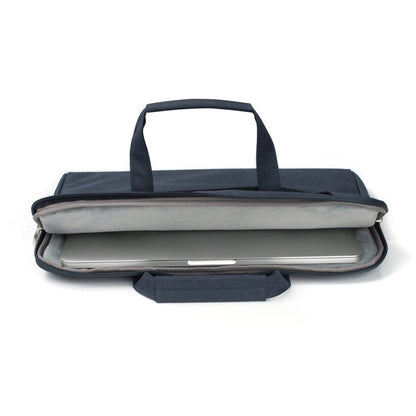 Portable One Shoulder Handheld Zipper Laptop Bag, For 13.3 inch and Below Macbook, Samsung, Lenovo, Sony, DELL Alienware, CHUWI, ASUS, HP (Dark Blue) - 13.3 inch by PMC Jewellery | Online Shopping South Africa | PMC Jewellery | Buy Now Pay Later Mobicred