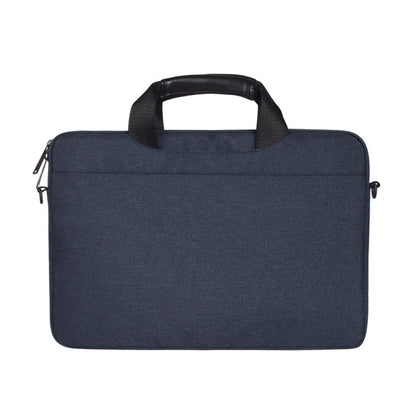 14.1 inch Breathable Wear-resistant Fashion Business Shoulder Handheld Zipper Laptop Bag with Shoulder Strap (Navy Blue) - 14.1 inch by PMC Jewellery | Online Shopping South Africa | PMC Jewellery | Buy Now Pay Later Mobicred