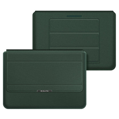 4 in 1 Universal Laptop Holder PU Waterproof Protection Wrist Laptop Bag, Size: 17 inch(Dark Green) - 15.6 - 17 inch by PMC Jewellery | Online Shopping South Africa | PMC Jewellery | Buy Now Pay Later Mobicred