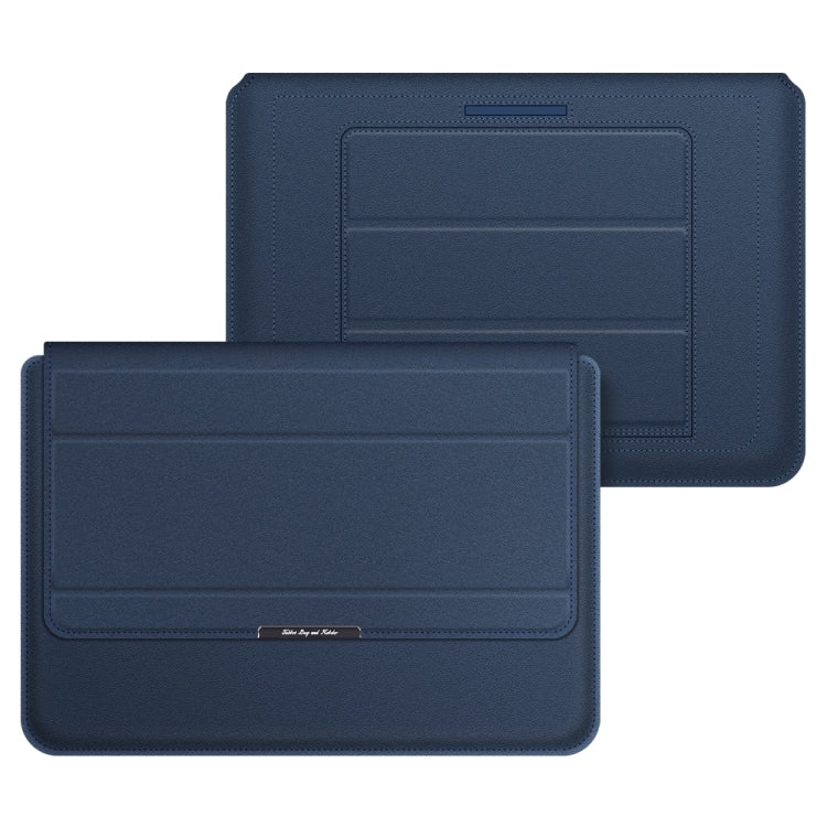 4 in 1 Universal Laptop Holder PU Waterproof Protection Wrist Laptop Bag, Size: 17 inch(Navy Blue) - 15.6 - 17 inch by PMC Jewellery | Online Shopping South Africa | PMC Jewellery | Buy Now Pay Later Mobicred