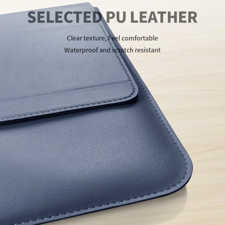 4 in 1 Universal Laptop Holder PU Waterproof Protection Wrist Laptop Bag, Size: 17 inch(Dark Green) - 15.6 - 17 inch by PMC Jewellery | Online Shopping South Africa | PMC Jewellery | Buy Now Pay Later Mobicred