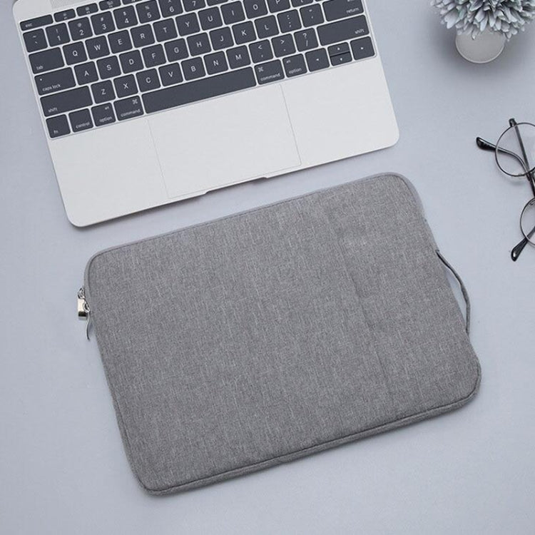 13.3 inch Universal Fashion Soft Laptop Denim Bags Portable Zipper Notebook Laptop Case Pouch for MacBook Air / Pro, Lenovo and other Laptops, Size: 35.5x26.5x2cm(Grey) - 13.3 inch by PMC TechLife | Online Shopping South Africa | PMC TechLife | Buy Now Pay Later Mobicred