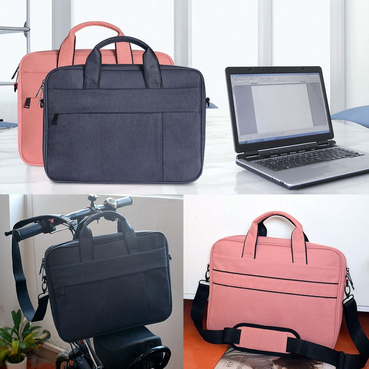 DJ03 Waterproof Anti-scratch Anti-theft One-shoulder Handbag for 13.3 inch Laptops, with Suitcase Belt(Black) - 13.3 inch by PMC Jewellery | Online Shopping South Africa | PMC Jewellery | Buy Now Pay Later Mobicred