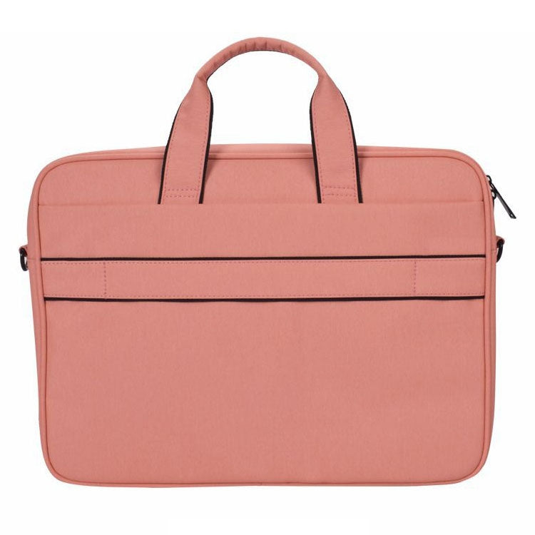 DJ03 Waterproof Anti-scratch Anti-theft One-shoulder Handbag for 13.3 inch Laptops, with Suitcase Belt(Pink) - 13.3 inch by PMC Jewellery | Online Shopping South Africa | PMC Jewellery | Buy Now Pay Later Mobicred