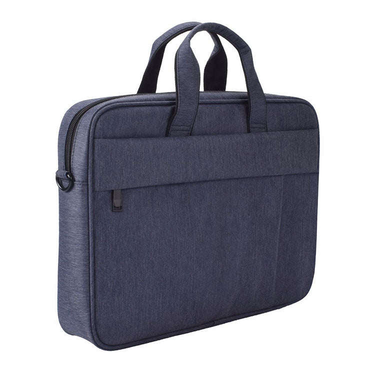 DJ03 Waterproof Anti-scratch Anti-theft One-shoulder Handbag for 14.1 inch Laptops, with Suitcase Belt(Navy Blue) - 14.1 inch by PMC Jewellery | Online Shopping South Africa | PMC Jewellery | Buy Now Pay Later Mobicred