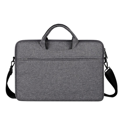 ST01S Waterproof Oxford Cloth Hidden Portable Strap One-shoulder Handbag for 13.3 inch Laptops (Dark Gray) - 13.3 inch by PMC Jewellery | Online Shopping South Africa | PMC Jewellery | Buy Now Pay Later Mobicred