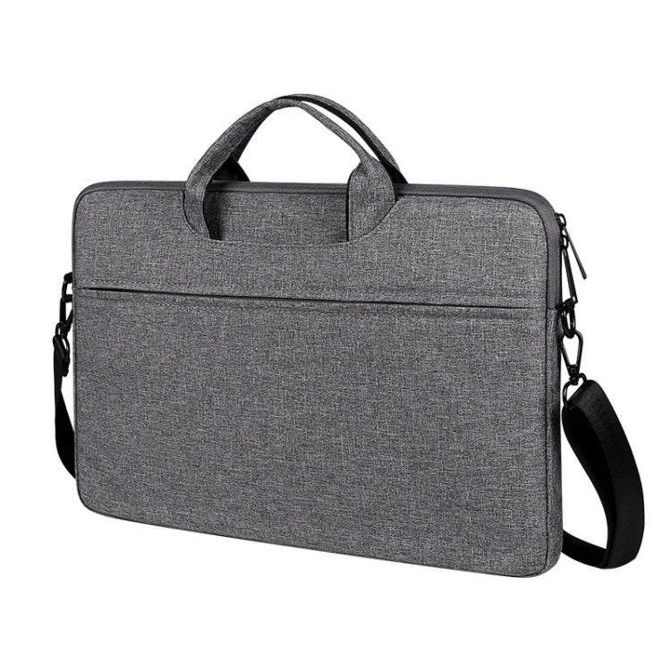 ST01S Waterproof Oxford Cloth Hidden Portable Strap One-shoulder Handbag for 13.3 inch Laptops (Dark Gray) - 13.3 inch by PMC Jewellery | Online Shopping South Africa | PMC Jewellery | Buy Now Pay Later Mobicred