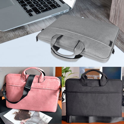 ST01S Waterproof Oxford Cloth Hidden Portable Strap One-shoulder Handbag for 13.3 inch Laptops (Dark Gray) - 13.3 inch by PMC Jewellery | Online Shopping South Africa | PMC Jewellery | Buy Now Pay Later Mobicred