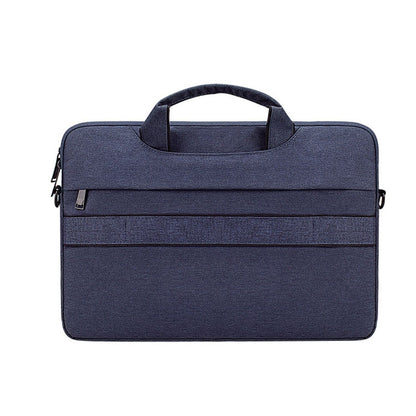 ST02S Waterproof Tear Resistance Hidden Portable Strap One-shoulder Handbag for 13.3 inch Laptops, with Suitcase Belt(Navy Blue) - 13.3 inch by PMC Jewellery | Online Shopping South Africa | PMC Jewellery | Buy Now Pay Later Mobicred