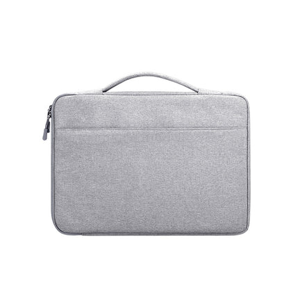 Oxford Cloth Waterproof Laptop Handbag for 15.6 inch Laptops, with Trunk Trolley Strap(Grey) - 15.6 - 17 inch by PMC Jewellery | Online Shopping South Africa | PMC Jewellery | Buy Now Pay Later Mobicred