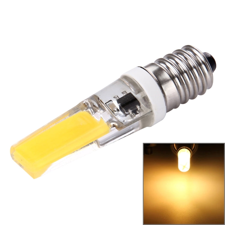 E14 3W 300LM COB LED Light , Silicone Dimmable for Halls / Office / Home, AC 220-240V(Warm White) - LED Blubs & Tubes by PMc TechLife | Online Shopping South Africa | PMc TechLife | Buy Now Pay Later Mobicred