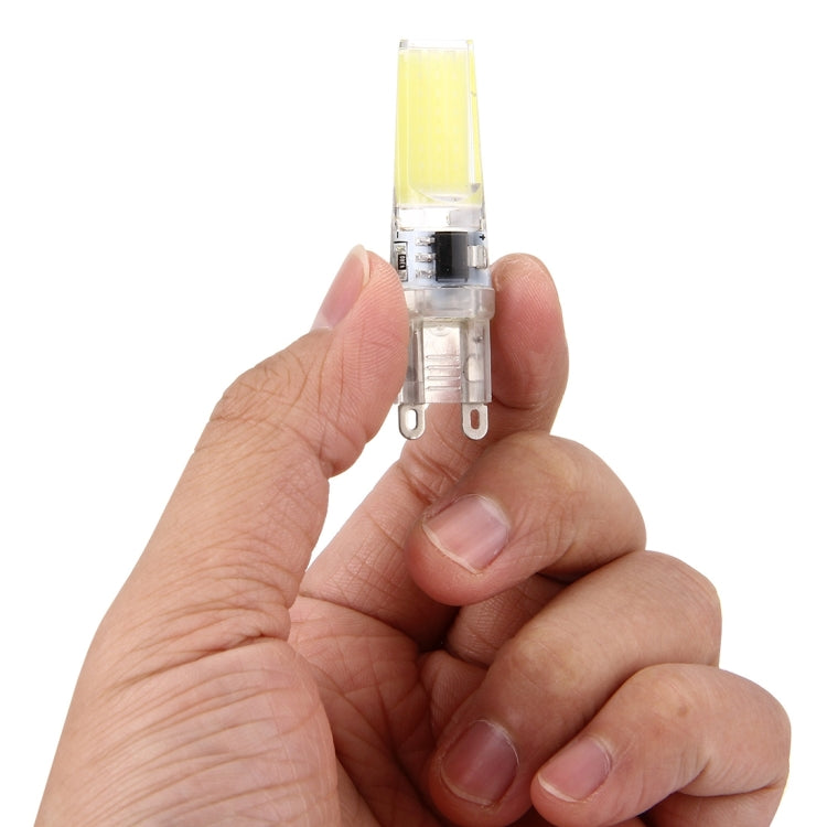G9 3W 300LM COB LED Light , Silicone Dimmable for Halls / Office / Home, AC 220-240V, Transparent Plug(White Light) - LED Blubs & Tubes by PMc TechLife | Online Shopping South Africa | PMc TechLife | Buy Now Pay Later Mobicred