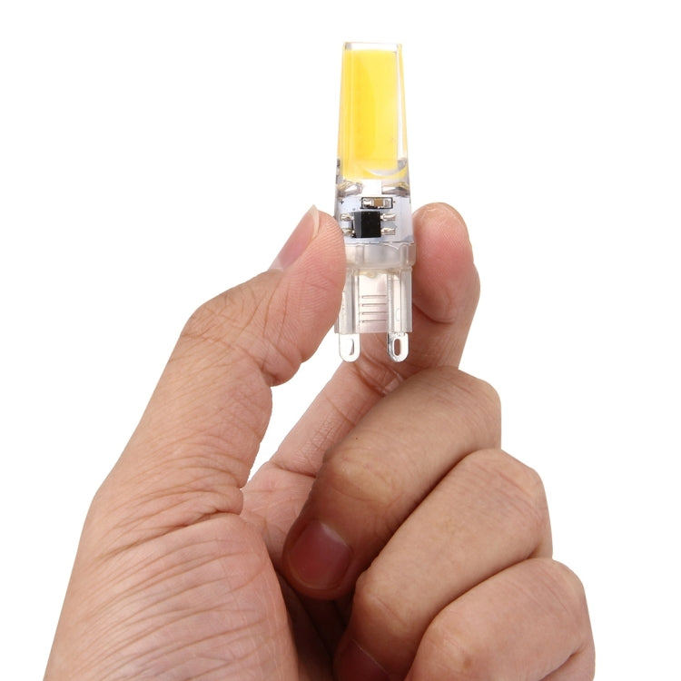 G9 3W 300LM COB LED Light , Silicone Dimmable for Halls / Office / Home, AC 220-240V, Transparent Plug(Warm White) - LED Blubs & Tubes by PMc TechLife | Online Shopping South Africa | PMc TechLife | Buy Now Pay Later Mobicred