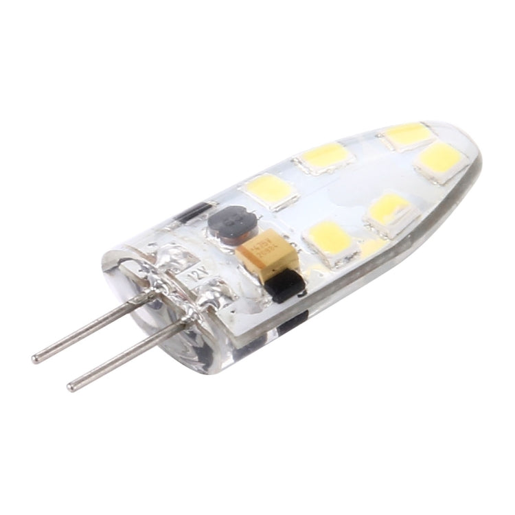 G4 2W 180LM Corn Light Bulb, 12 LED SMD 2835 Silicone, DC 12V, Big Size: 3.9x1.4x0.9cm(White Light) - LED Blubs & Tubes by PMc TechLife | Online Shopping South Africa | PMc TechLife | Buy Now Pay Later Mobicred