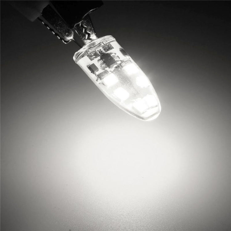 G4 2W 180LM Corn Light Bulb, 12 LED SMD 2835 Silicone, DC 12V, Big Size: 3.9x1.4x0.9cm(White Light) - LED Blubs & Tubes by PMc TechLife | Online Shopping South Africa | PMc TechLife | Buy Now Pay Later Mobicred