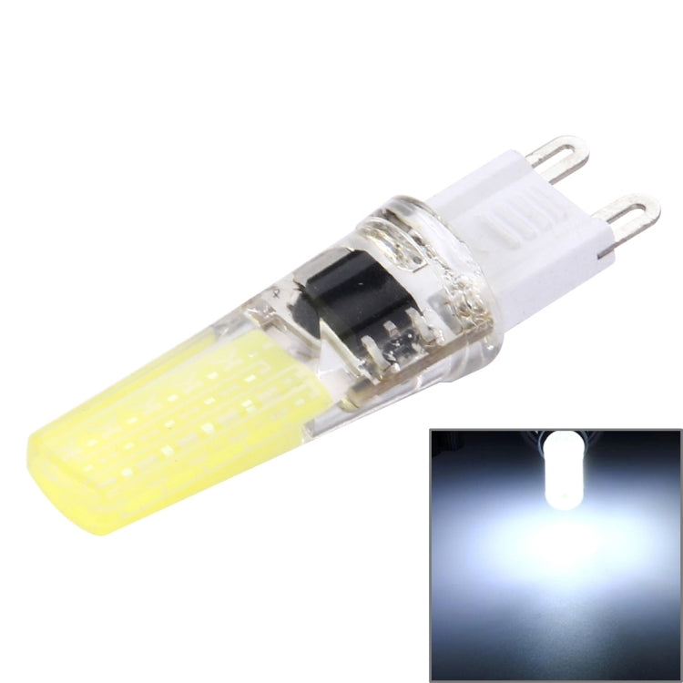 G9 3W 300LM COB LED Light , Silicone Dimmable for Halls / Office / Home, AC 220-240V, White Plug(White Light) - LED Blubs & Tubes by PMc TechLife | Online Shopping South Africa | PMc TechLife | Buy Now Pay Later Mobicred