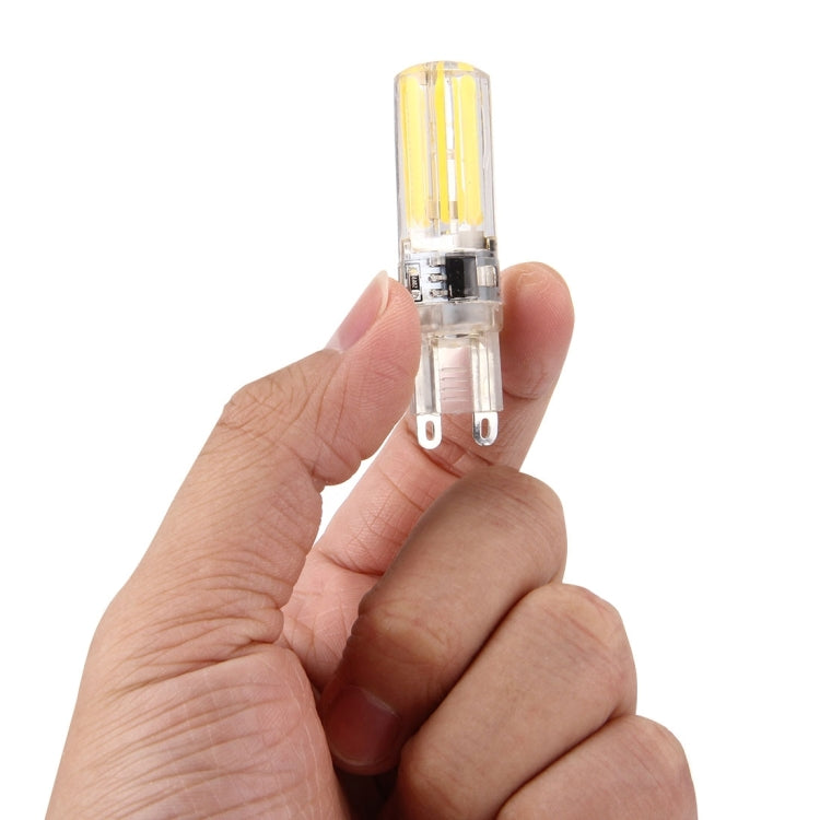 G9 4W Silicone Dimmable 8 LED Filament Light Bulb for Halls, AC 220-240V(Warm White) - free shipping - PMc TechLife - Order now!