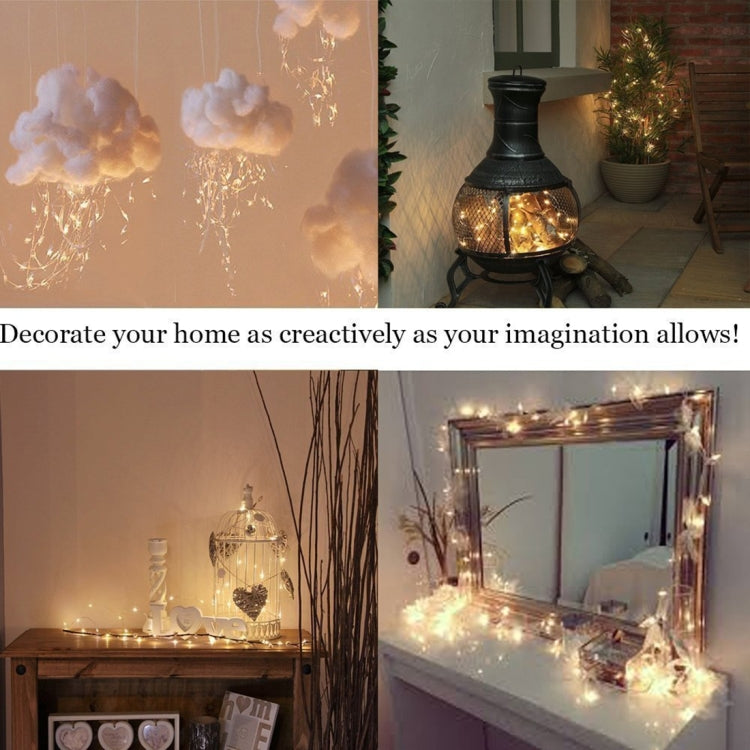 6 PCS Waterproof Warm White Light Copper Wire Starry String Light , 20 LEDs 2700-2900K Rope Fairy Light For Party / Holiday, Length: 2m, DC 6V - Holiday Lights by PMC TechLife | Online Shopping South Africa | PMC TechLife | Buy Now Pay Later Mobicred