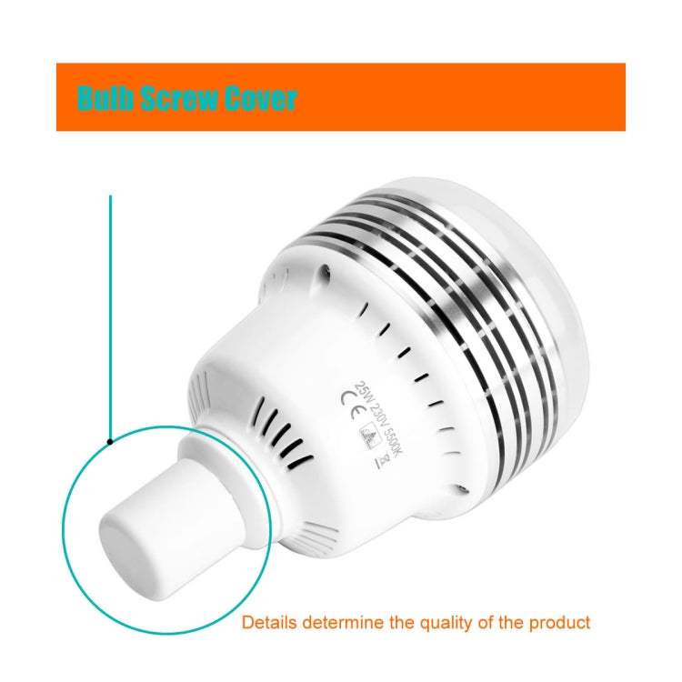 MANTOO PGL25 25W 120V 5500K 2990LM LED Light Bulb for Photography Lighting - free shipping - PMc TechLife - Order now!