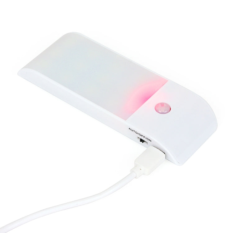 PIR Human Body Motion Sensor White Light LED Night Light, 1W 12 LEDs 240 LM USB Charging, Sensor Distance: 3m, DC 5V - Sensor LED Lights by PMC TechLife | Online Shopping South Africa | PMC TechLife | Buy Now Pay Later Mobicred