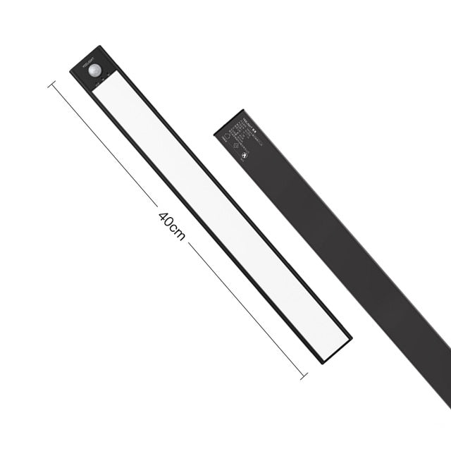 40cm Original Xiaomi Youpin YEELIGHT LED Smart Human Motion Sensor Light Bar Rechargeable Wardrobe Cabinet Corridor Wall Lamps(Black) - free shipping - PMc TechLife - Order now!