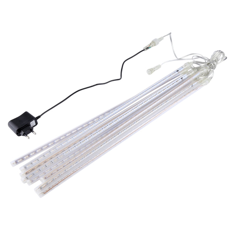 50cm 8 Tubes DIP Meteor Rain Light, LED Decorative Light, Tube Diameter: 1.2cm, AC 100-240V, US, EU Plug Optional(White Light) - Meteor Light by PMc TechLife | Online Shopping South Africa | PMc TechLife | Buy Now Pay Later Mobicred