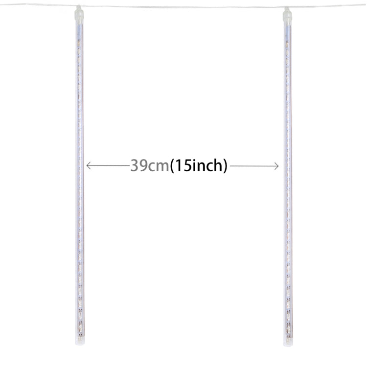50cm 8 Tubes DIP Meteor Rain Light, LED Decorative Light, Tube Diameter: 1.2cm, AC 100-240V, US, EU Plug Optional(White Light) - Meteor Light by PMc TechLife | Online Shopping South Africa | PMc TechLife | Buy Now Pay Later Mobicred