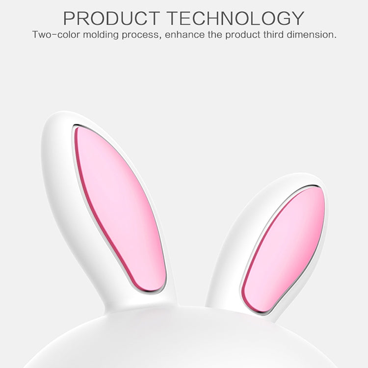 Happy Rabbit Creative Touch 3D LED Decorative Night Light, AAA Battery Version (Pink) - Night Lights by PMC Jewellery | Online Shopping South Africa | PMC Jewellery