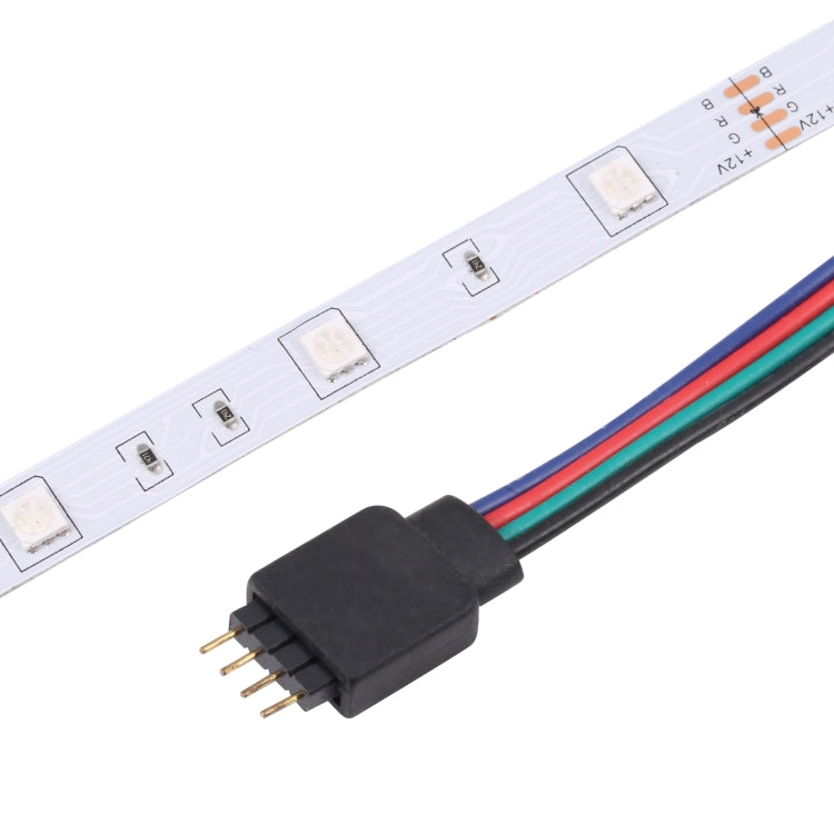 Bare Board 5050 SMD RGB LED Rope Light, 30 LED/m, Length: 2m, 12V 2A 100-240V, with 24-key Remote Control(US Plug) - Bare Board Light by PMC TechLife | Online Shopping South Africa | PMC TechLife | Buy Now Pay Later Mobicred