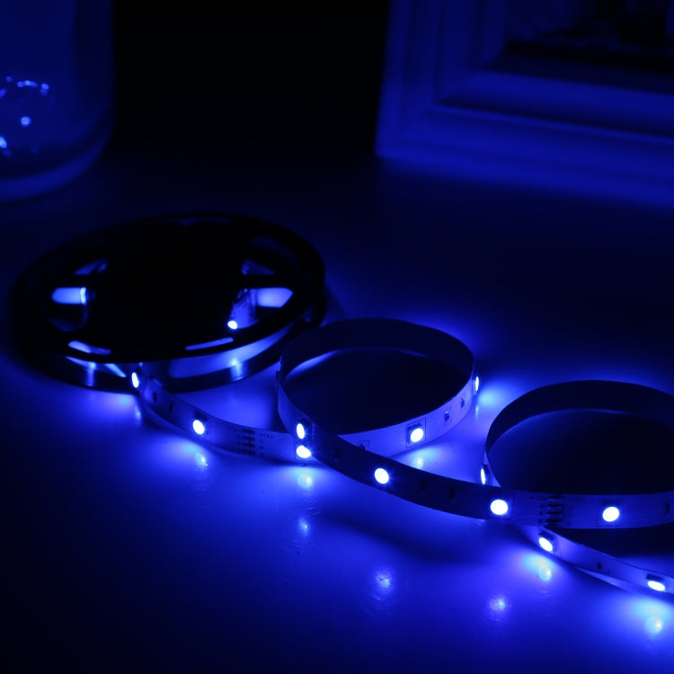 Bare Board 5050 SMD RGB LED Rope Light, 30 LED/m, Length: 2m, 12V 2A 100-240V, with 24-key Remote Control(UK Plug) - Bare Board Light by PMC TechLife | Online Shopping South Africa | PMC TechLife | Buy Now Pay Later Mobicred