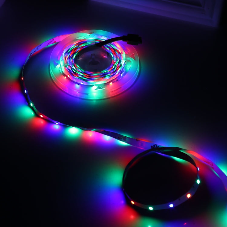 Bare Board 2835 SMD RGB LED Rope Light, 60 LED/m, Length: 5m, 12V 2A 100-240V, with 44-key Remote Control (EU Plug) - Bare Board Light by PMC TechLife | Online Shopping South Africa | PMC TechLife | Buy Now Pay Later Mobicred