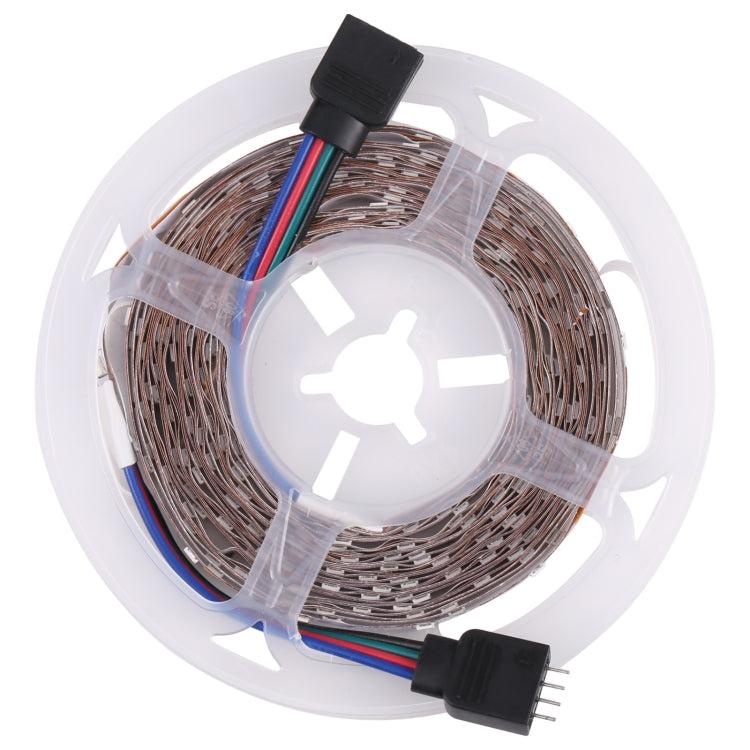 Bare Board 2835 SMD RGB LED Rope Light, 60 LED/m, Length: 5m, 12V 2A 100-240V, with 24-key Remote Control(US Plug) - Bare Board Light by PMC TechLife | Online Shopping South Africa | PMC TechLife | Buy Now Pay Later Mobicred