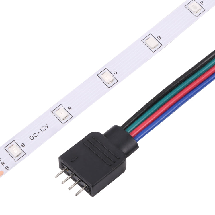 Bare Board 2835 SMD RGB LED Rope Light, 60 LED/m, Length: 5m, 12V 2A 100-240V, with 24-key Remote Control(UK Plug) - free shipping - PMC TechLife - Order now!