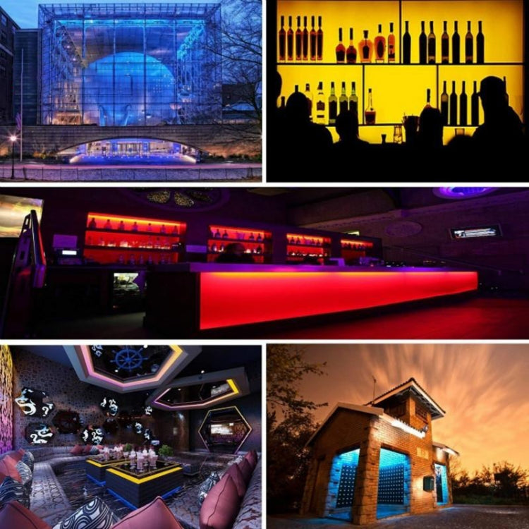 Smart Bluetooth APP Control Bare Board 2835 SMD RGB LED Rope Light, 60 LED/m, Length: 5m, 12V 2A 100-240V(US Plug) - Bare Board Light by PMC TechLife | Online Shopping South Africa | PMC TechLife | Buy Now Pay Later Mobicred