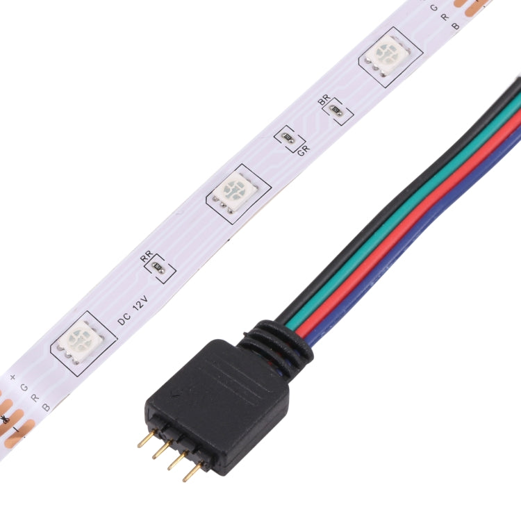 2pcs Bare Board 5050 SMD RGB LED Rope Light, 30 LED/m, Length: 5m, 12V 2A 100-240V, with 24 Keys Doodle Controller (EU Plug) - Bare Board Light by PMC TechLife | Online Shopping South Africa | PMC TechLife | Buy Now Pay Later Mobicred