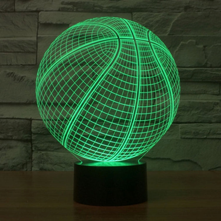 Basketball Style 3D Touch Switch Control LED Light , 7 Color Discoloration Creative Visual Stereo Lamp Desk Lamp Night Light - Novelty Lighting by PMC TechLife | Online Shopping South Africa | PMC TechLife | Buy Now Pay Later Mobicred