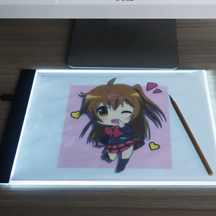 Ultra-thin A4 Size Portable USB LED Artcraft Tracing Light Box Copy Board for Artists Drawing Sketching Animation and X-ray Viewing -  by PMC TechLife | Online Shopping South Africa | PMC TechLife | Buy Now Pay Later Mobicred