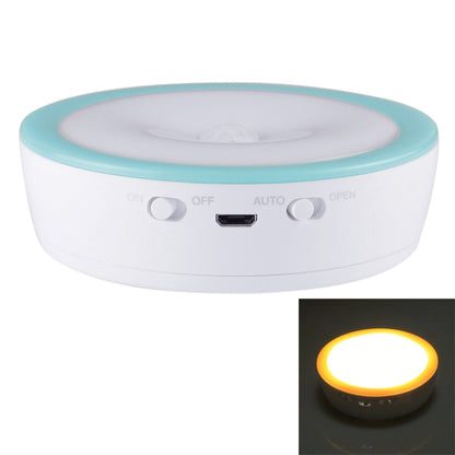 R10 USB Charging LED PIR Sensor Night Light , 4000K Emergency Light Cabinet Lamp, Sensor Distance: about 3m, DC 4.5V(Blue) - Sensor LED Lights by PMC Jewellery | Online Shopping South Africa | PMC Jewellery | Buy Now Pay Later Mobicred