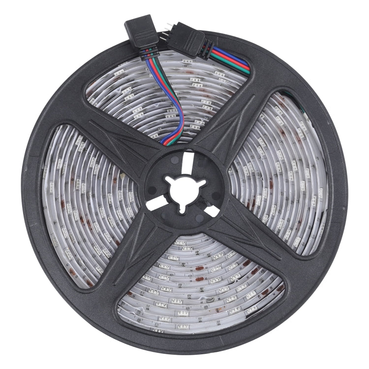 5m 150 LEDs SMD 5050 IP65 Waterproof Bluetooth RGB Light Strip with 24-keys Remote Control, EU Plug - free shipping - PMc TechLife - Order now!