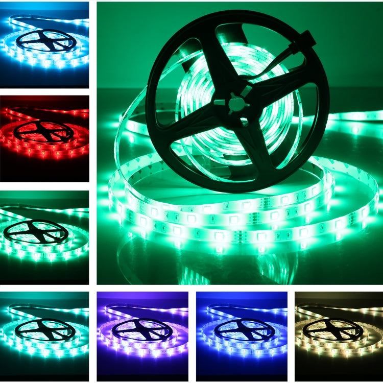 5m 150 LEDs SMD 5050 IP65 Waterproof Bluetooth RGB Light Strip with 24-keys Remote Control, EU Plug - free shipping - PMc TechLife - Order now!