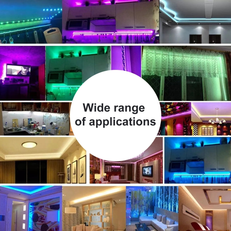 20m 1200 LEDs SMD 2835 IP65 Waterproof RGB Light Strip with 44-keys Remote Control, EU Plug - Epoxy Waterproof Light by PMc TechLife | Online Shopping South Africa | PMc TechLife | Buy Now Pay Later Mobicred