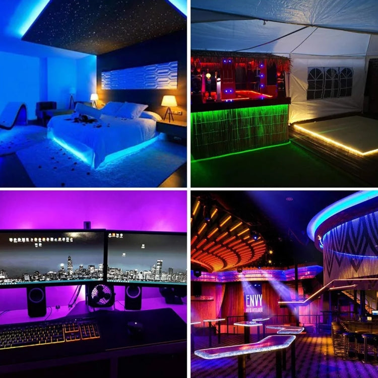 5m Bare Board 2030 SMD RGB LED Rope Light, 12V - Bare Board Light by PMC TechLife | Online Shopping South Africa | PMC TechLife | Buy Now Pay Later Mobicred